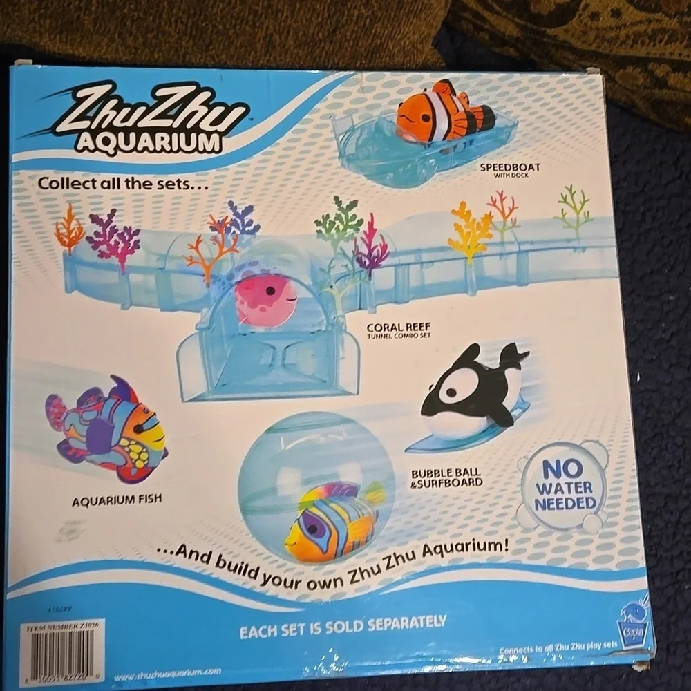New ZhuZhu Aquarium Starter Set with 2 Fish